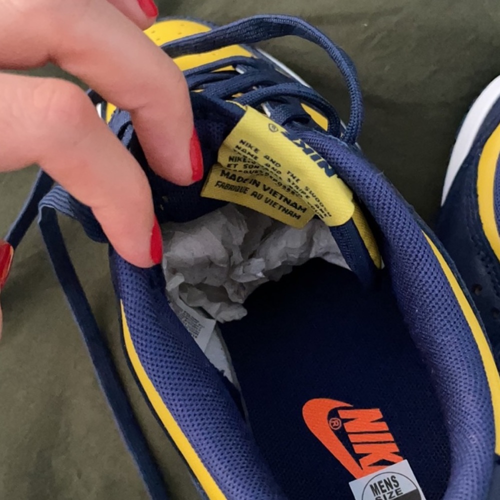 Michigan Nike dunks - Picture 3 of 4